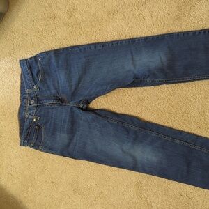 Levi Blue Denim Straight Leg Jeans